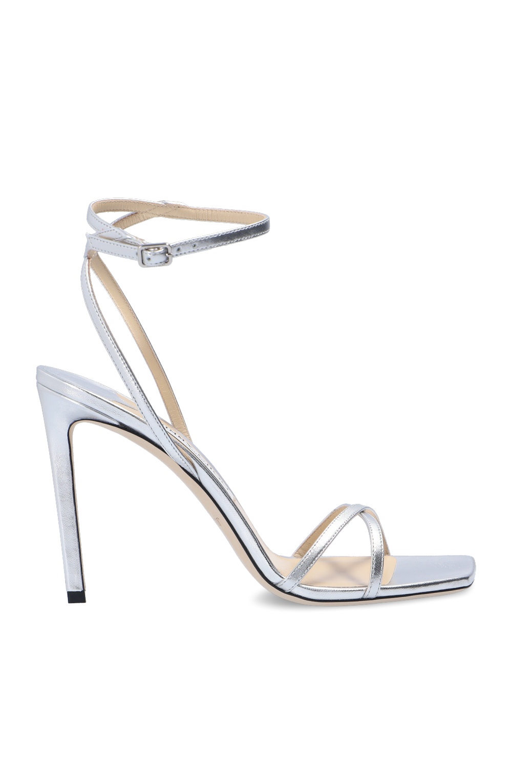 Jimmy choo silver online sandals